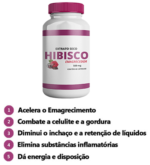 Hibisco emagrecedor