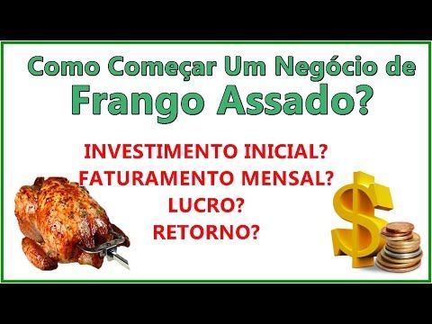 Monte seu negócio de frango assado