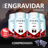Andes Prime Red Maca Peruana (4 frascos)